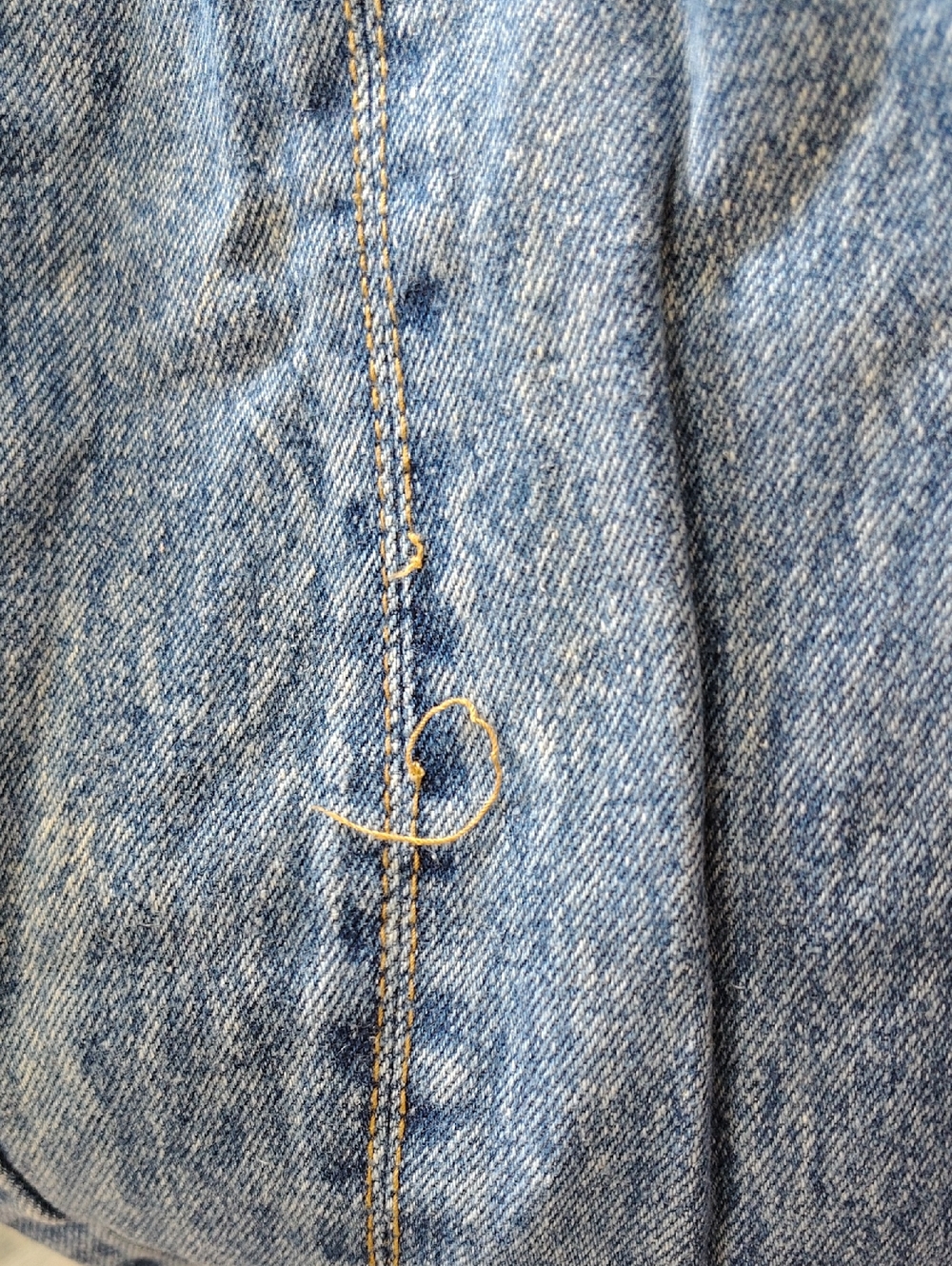 Vintage Saved By The Bell High-Waist Blue Denim Jeans - Picture 9 of 9